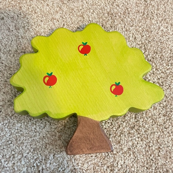 Holztiger Wooden Tree Decor with Apples Apple tree excellent like new - Picture 3 of 3
